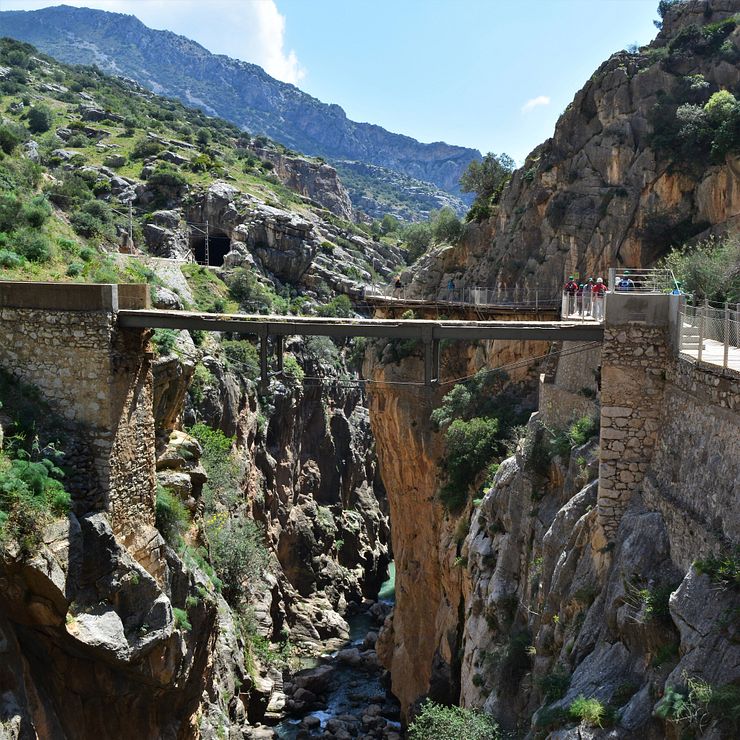 Caminito del Rey, King's Bridge.