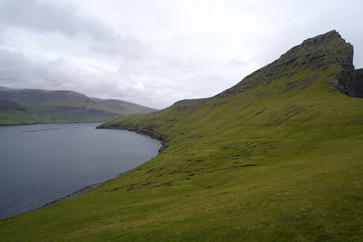 Drangarnir hike, end of trail.