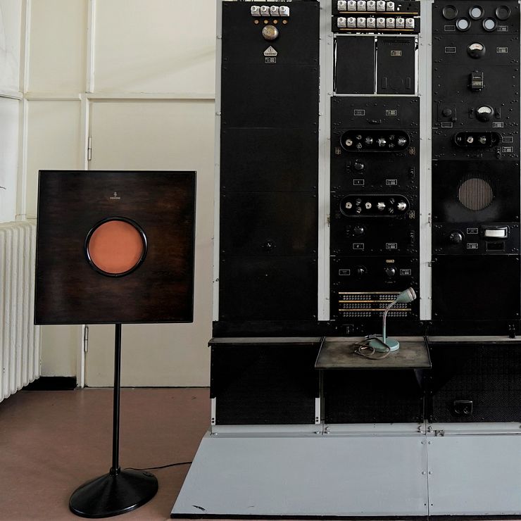 Gliwice radio station museum microphone