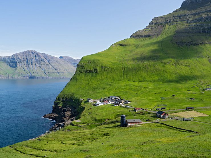 Trollanes village on Kalsoy