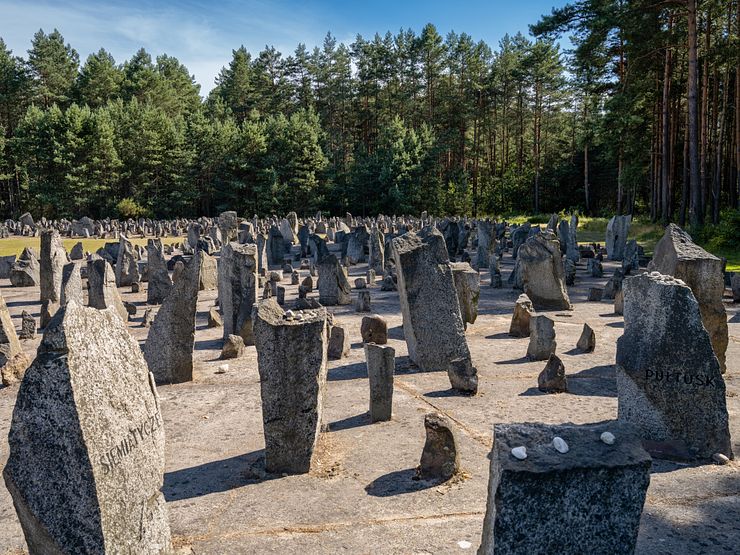 Treblinka memorial stones