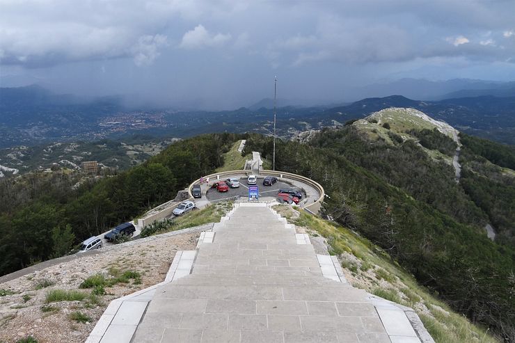 Parking at Njegoš Mausoleum