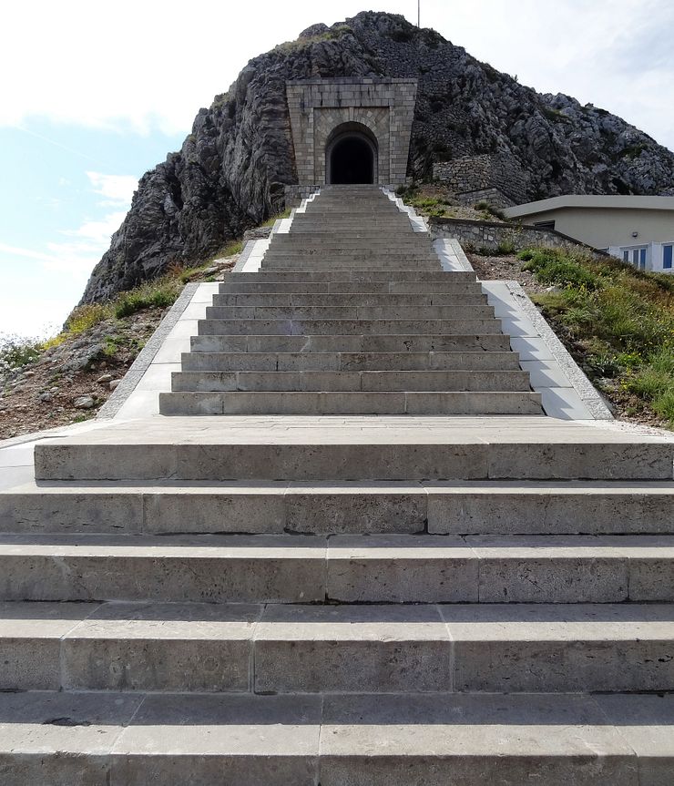 Stairs to Njegoš Mausoleum