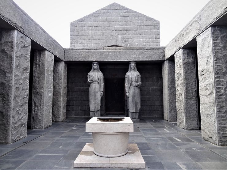Njegoš Mausoleum yard