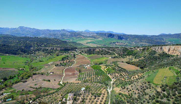 Serrania de Ronda from the mirador.
