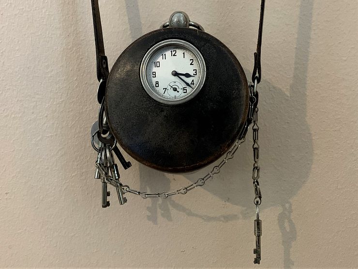 A clock used by the staff at Säter.