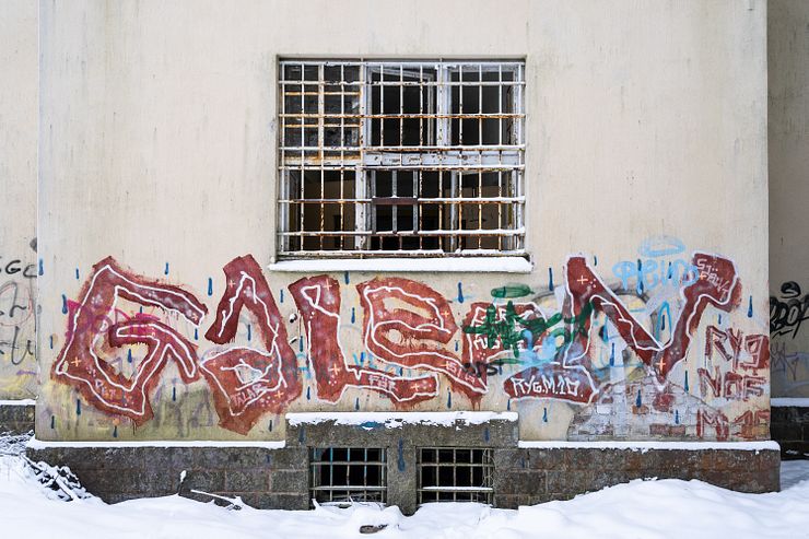 The facade of Fasta paviljongen