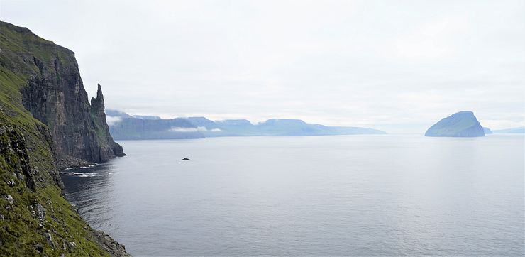 Trøllkonufingur and Koltur from the viewpoint