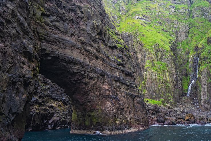 Vestmanna cliff arch