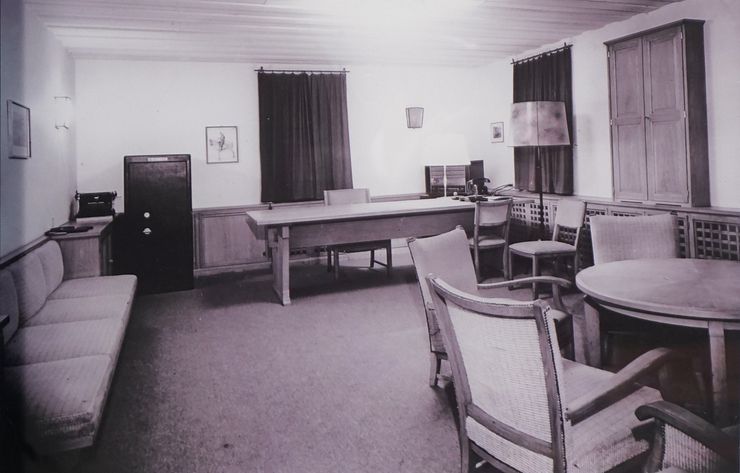 Hitler's bunker office at Wolf's Lair.