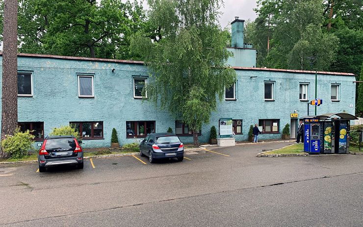 The hotel at Wolf's Lair.